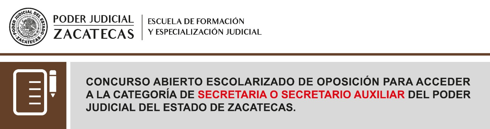 CONCURSO DE SECRETARIO S AUXILIATES